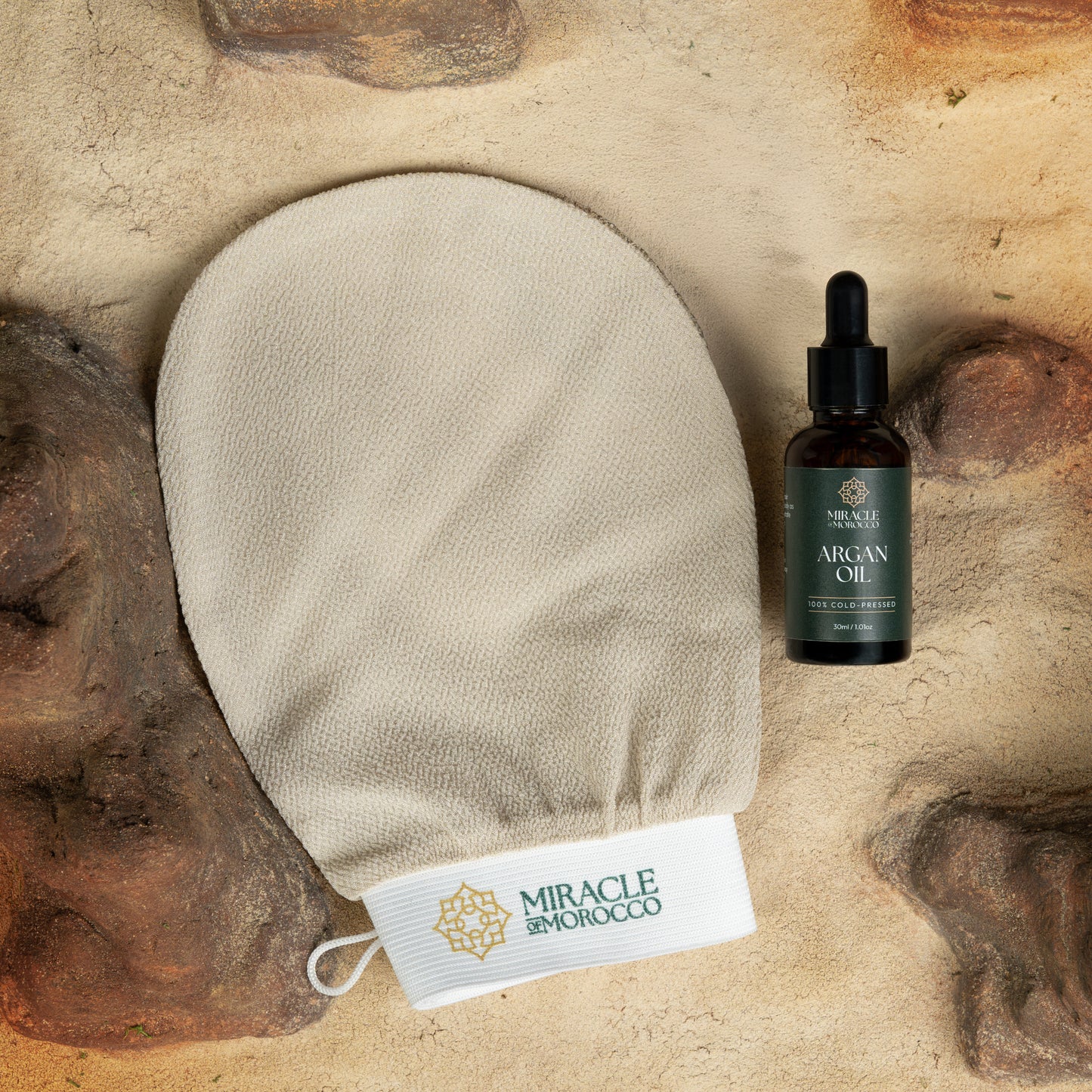 Miracle of Morocco Argan Oil + Glove Bundle